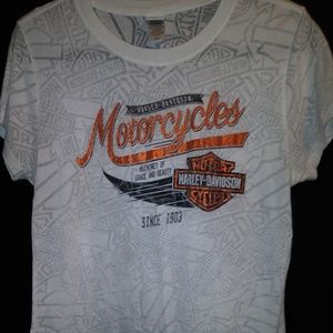 Harley Davidson Women's T-Shirt - L